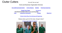 Desktop Screenshot of clutter-cutters.us
